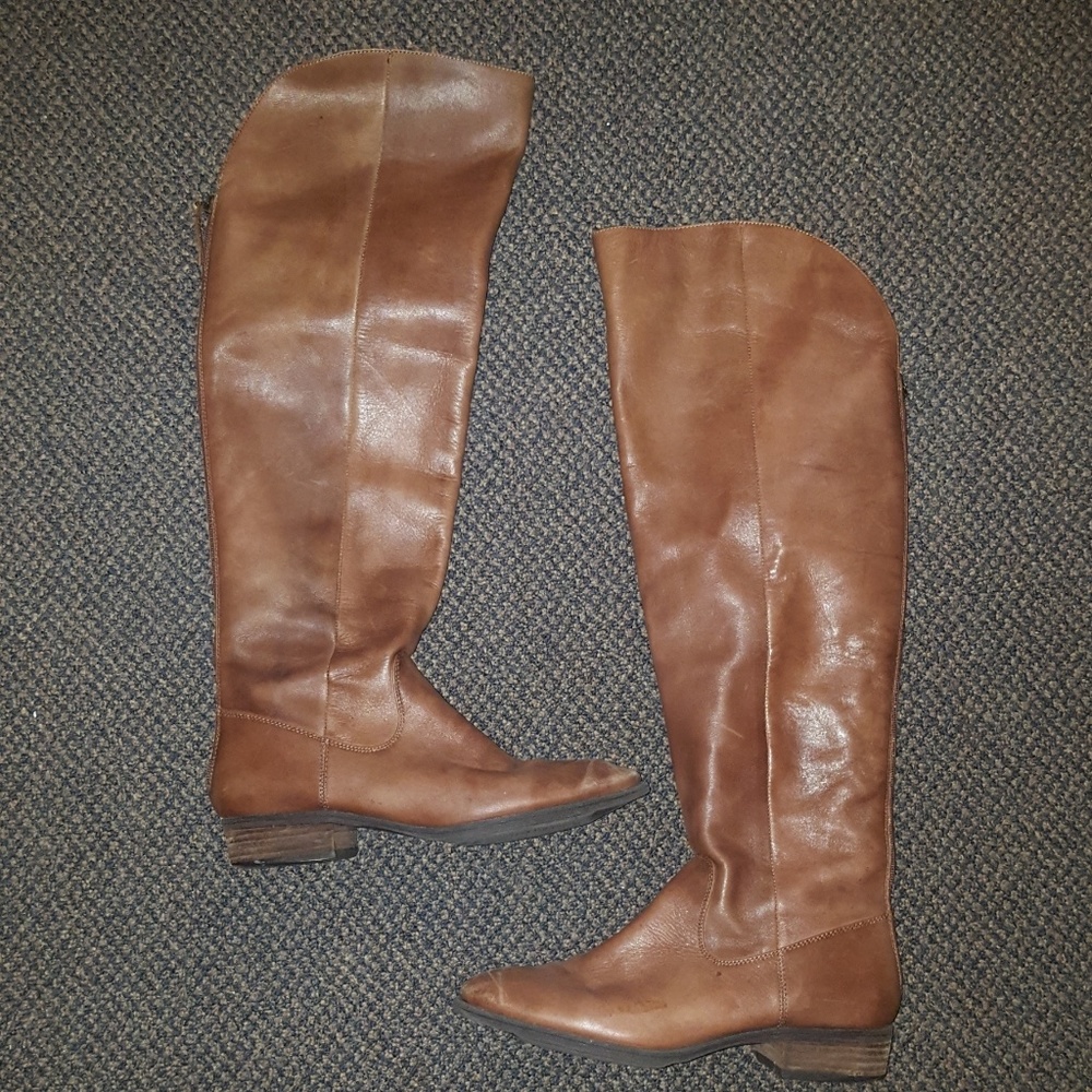 Knee High Leather Boots